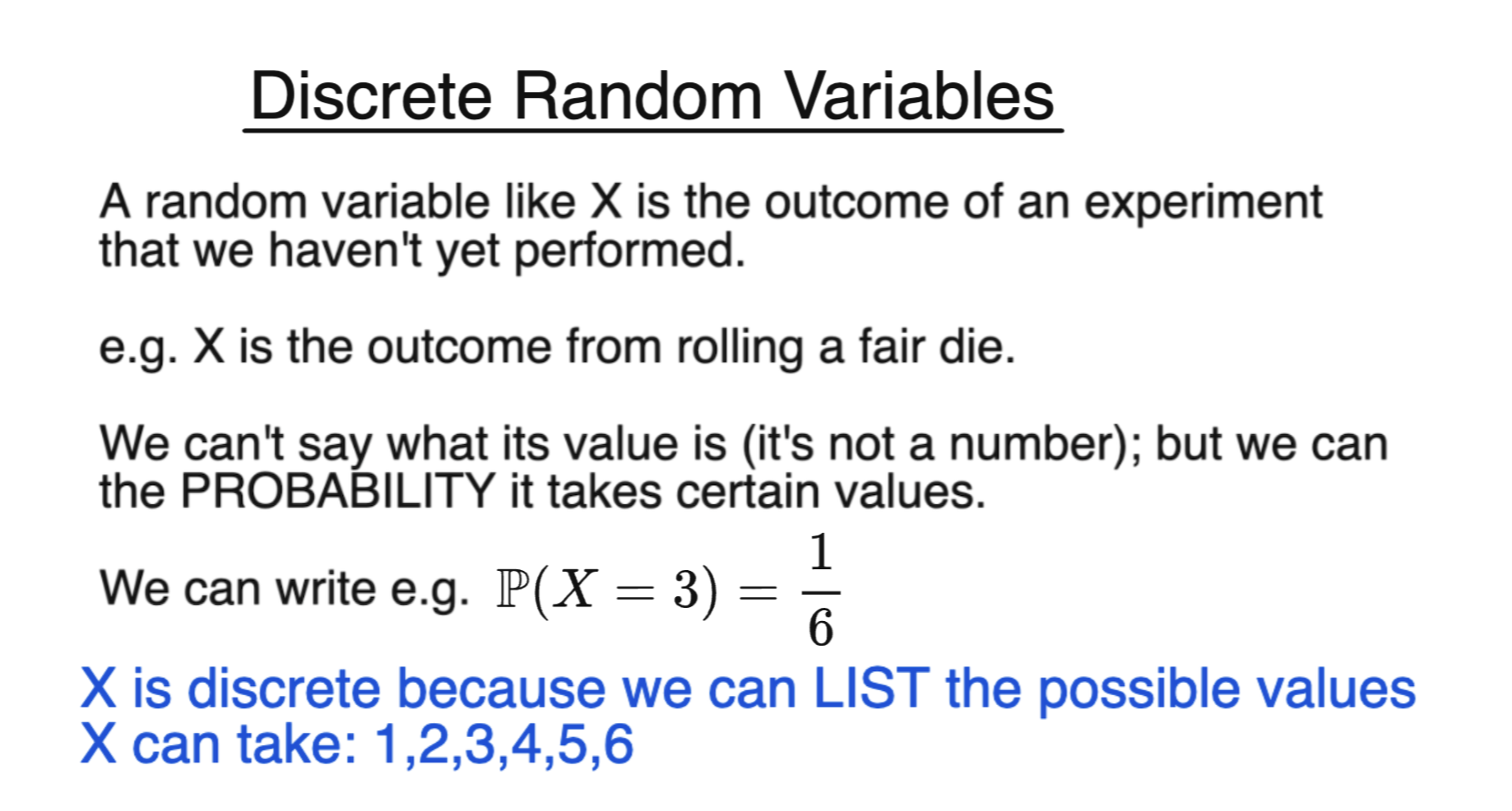 Discrete Random Variables